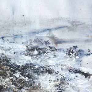 Rocky Shore 1 Painting called 'Rocky Shore 1' by Ann-Marie Allan