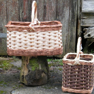 Willow Baskets Woven willow baskets by Alex James