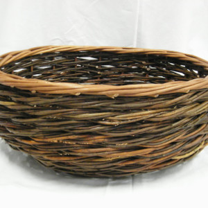 Willow Basket Woven willow basket by Alex James