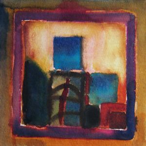 Lil's Window Watercolour painting 'Lil's Window' by Sue Murdoch