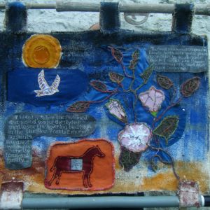 Passchendaele wall-hanging Wall-hanging inspired by the battle of Passchendaele by Brian Thomas