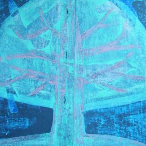 Birdsong Fabric painting called 'Birdsong' by Brian Thomas