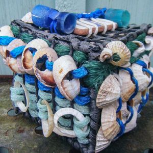 Pennyghael Paperweight Paperweight sculpture from found objects by Sue Murdoch