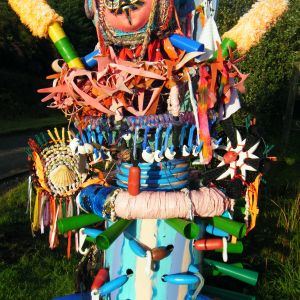 Scarecrow Scarecrow sculpture from found objects by Sue Murdoch